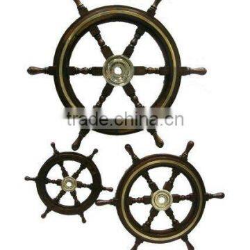 Ship Wheel, Natural wheel, Wooden ship wheel