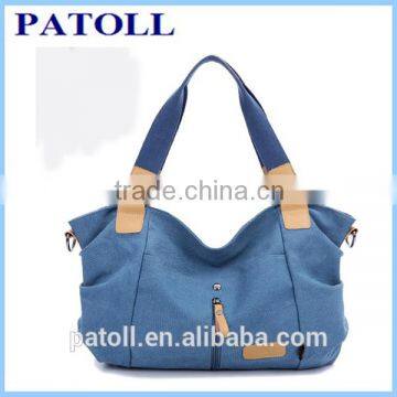 2014 Fashion design custom canvas bag tote bag wholesale canvas bag