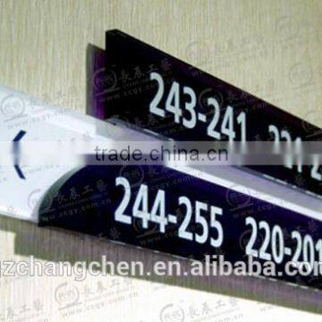 customized acrylic door plate