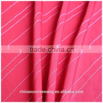 2016 Fashion Design Polyester Rayon Stripe Fabric for Grement photo-4