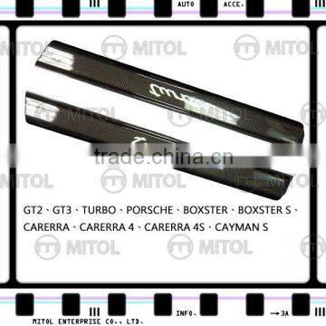 For Porsche 997 Carbon Car Door Sill Plate, Entry Guards