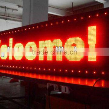 waterproof single color flashing led board p10