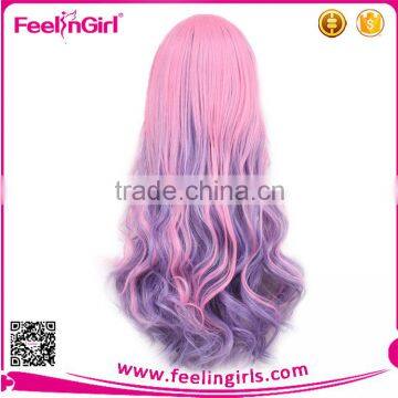 Exported Fancy Mixed Color Synthetic Cosplay Wigs Caps photo-3