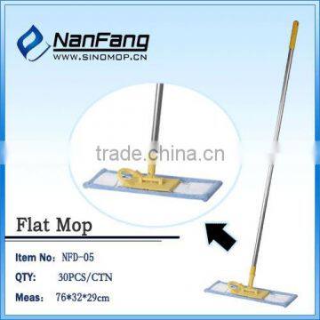 Reusable microfiber flat mop floor mop