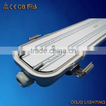 Linear shape 36W waterproof IP65 garage led lighting fixtures