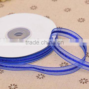 Fashion Organza Ribbon With Siver Yarn ,decorative Ribbon photo-4
