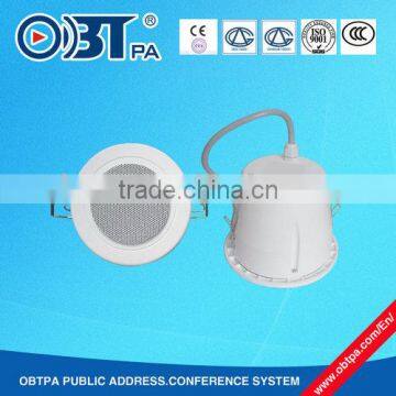 OBT-702 Waterproof Bathroom Coaxial Ceiling Speakre for High quality Music