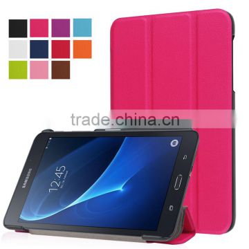 Triple folding PU stand cover case for Samsung Galaxy Tab a 7.0 t285/t280