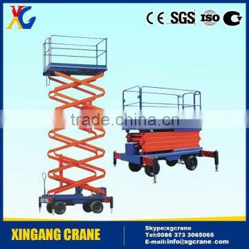 Mobile Electric Hydraulic Scissor Lift Table Work Platform Aerial Lift Self Propelled Scissor Lift