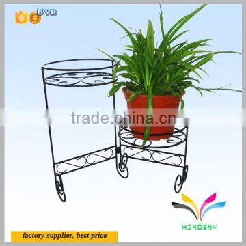 High quality plant pot stand metal decorative wedding crystal tall flower stand