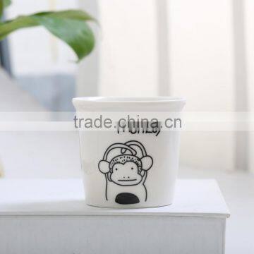 White Chinese Zodiac Animals Ceramic Coffee Mug photo-2