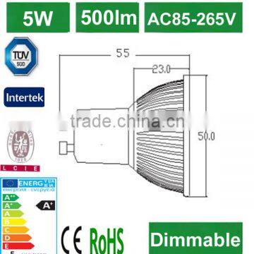 Private label in Ningbo factory gu10 5w smd led spotlight