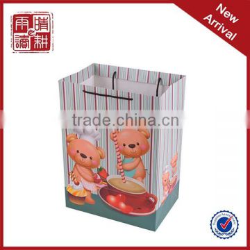 Promotional shopping paper bag commercial paper bag oem production paper shopping bag