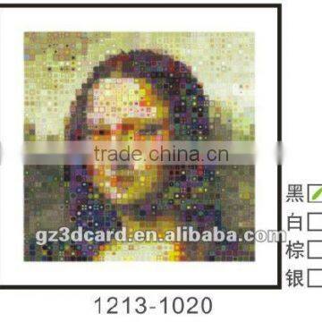 3d picture 3d lenticular poster 3d Mona Lisa modern art painting