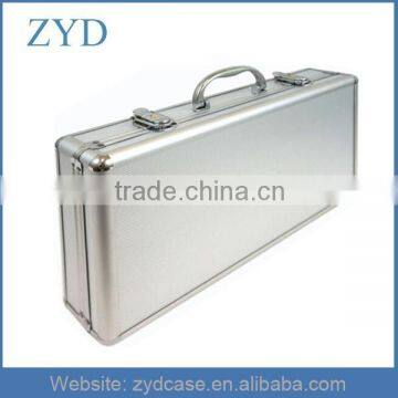 New Product Silver Aluminum Waterproof Coin storage Box Aluminum Coin Case ZYD-021102