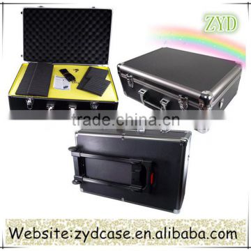 Black Aluminium Luggage Aluminum Product Box Case with Foam