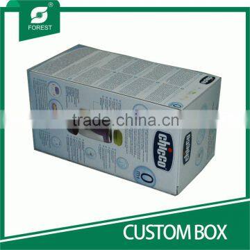 RECYCLED PAPERBOARD CUSTOM BOX FOR TIN PACKAGING