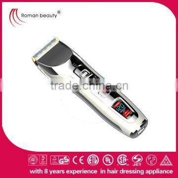 LCD dispaly Rechargeable ceramic blade wireless Trimmer