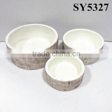 Cement Pots for Wholesale Indoor Petal Shape Flower Pot photo-3