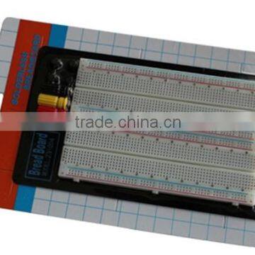 2014 hot sell white ABS metal reed 1260 tie-point testing solderless breadboard