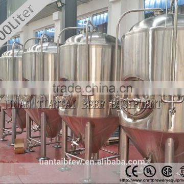 Jacketed 800L draught beer fermenting equipment