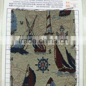 China supplier custom jacquard cotton fabric jacquard upholstery fabric