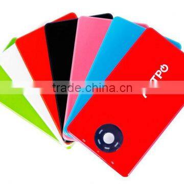 5000mAh mobile battery charger for cellphone usb output power pack