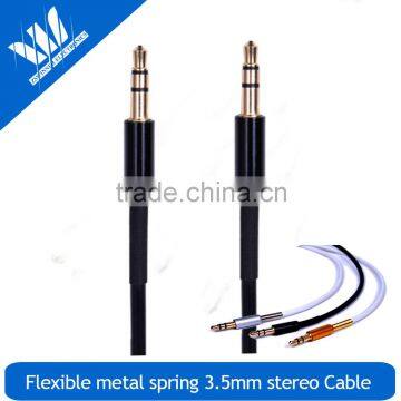 2015 best selling car audio aux 3.5mm cable for iphone ipod touch