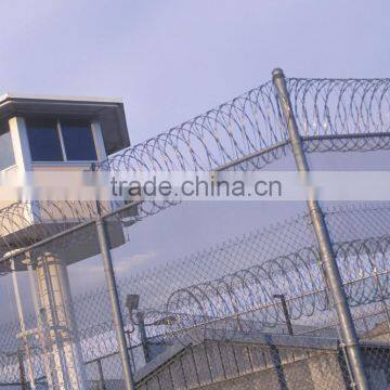 High Security Barbed Wire Boundary Fence (hebei manufacturer)