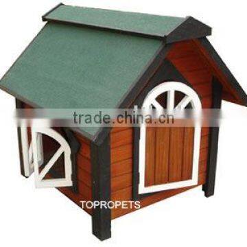 wood pet kennel