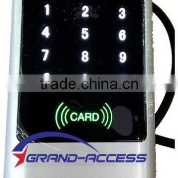 Touch screen&Metal case125KHZ RFID +password P68 waterproof access control Reader