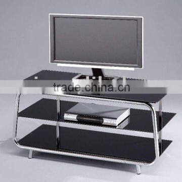 Glass TV stand