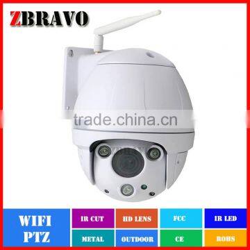 H.264 PTZ Cam WIFI Sony Cmos Full 1080P Auto Iris IR Speed Dome Onvif IP Camera Outdoor Waterpoof Camera with 6-22mm Zoom Lens