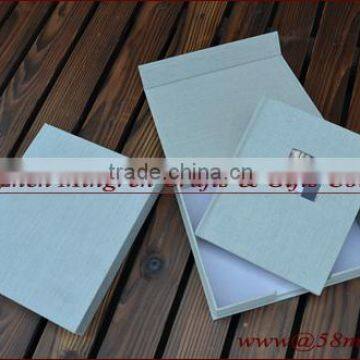 Fabric Linen Photo Album Book Packaging Box