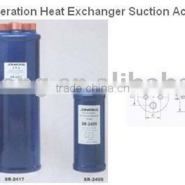 SR Refrigeration heat exchanger suction accumulator