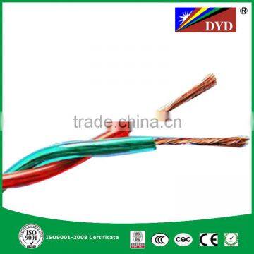 Twisted Electric wire for household 1.5mm 2.5mm 4mm 6mm 8mm 10mm cu PVC cables