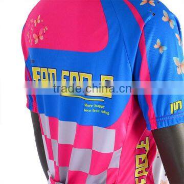 High Quality Short Sleeve Sublimation Bicycle Wear photo-2