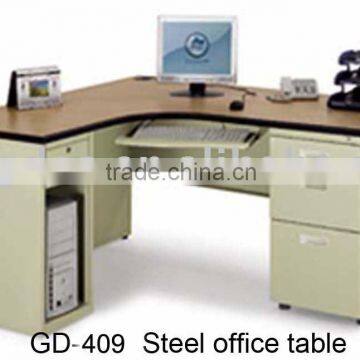 Metal and woodern office furniture desk