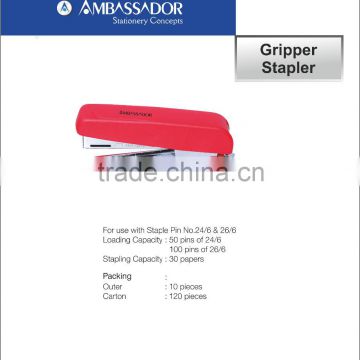 Gripper Stapler For Office Use with Staple 24/6 & 26/6