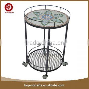 Metal Tempered Indoor Furniture Plant Stand