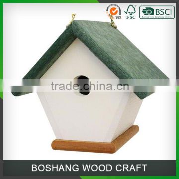 5 Colorful New Unfinished Wooden Bird House Wholesale