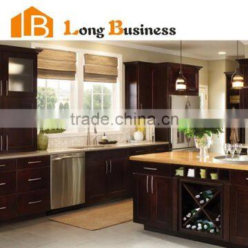 LB-DD1116 American cherry solid wood kitchen cabinet imported kitchen cabinets from china