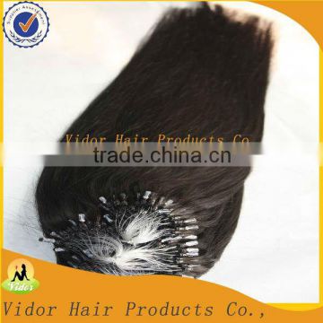 Hot Micro Ring Hair Extension Unprocessed Raw Virgin Hair