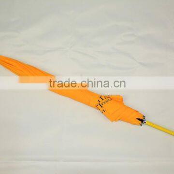 China Wholesale Cheap Windproof Promotional Automatic Yellow Non-drip Umbrella photo-6