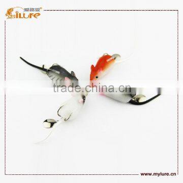 Popular 0.5-1.5m Depth Frog Lure Silica Gel Soft Fishing Lure