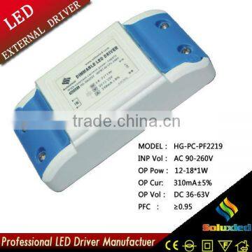 HG-PC-PF2219 LED driver lamps driver 12-18*1W