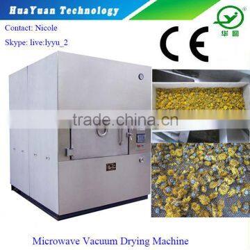 Microwave Vacuum Industrial Fruit / Flower Dehydrator