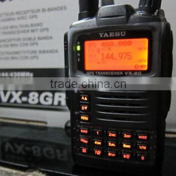 Yaesu VX-8GR,walkie talkie,2 meters and 440 MHz and receive coverage is 108-999 MHz