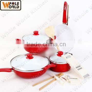 Aluminum 7PCS Ceramic Coating Cookware Set