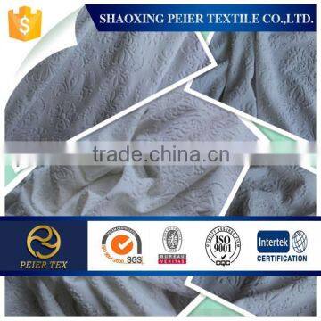 100% POLYESTER EMBOSSED KNITTING FABRIC FOR DRESS